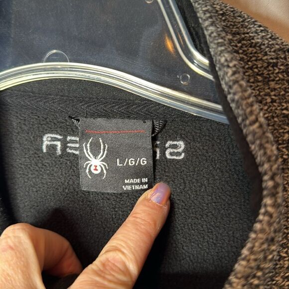 Spyder Core Full Zip Athletic Fit Jacket. Size Large. - Picture 5 of 9